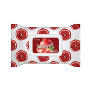 Prolux Cosmetics Facial Wipes face wipes Light Gray #1-Aloe Vera & Charcoal,#2-Charcoal,#3-Pomegranate,#4-Watermelon,#5-Cucumber