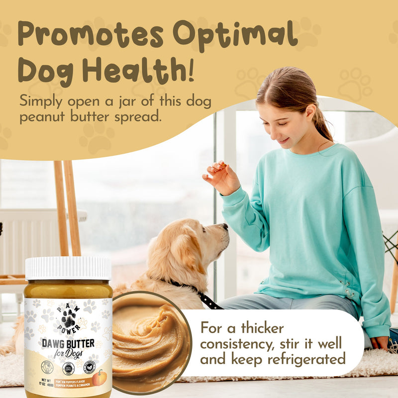Paw Power Nutrition Dawg Butter Pum'kin Puppers Flavor White Smoke