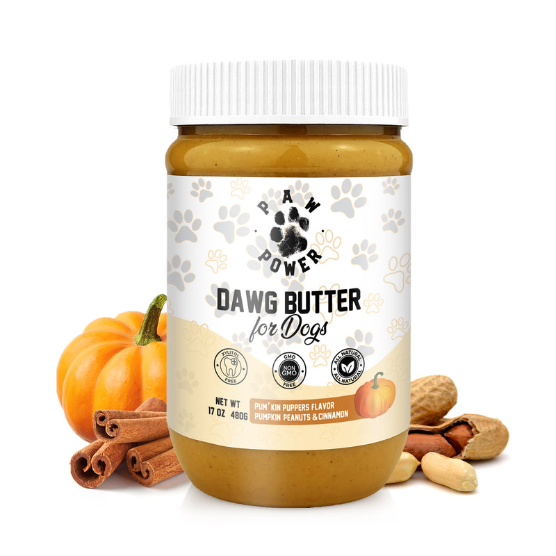 Paw Power Nutrition Dawg Butter Pum'kin Puppers Flavor White Smoke