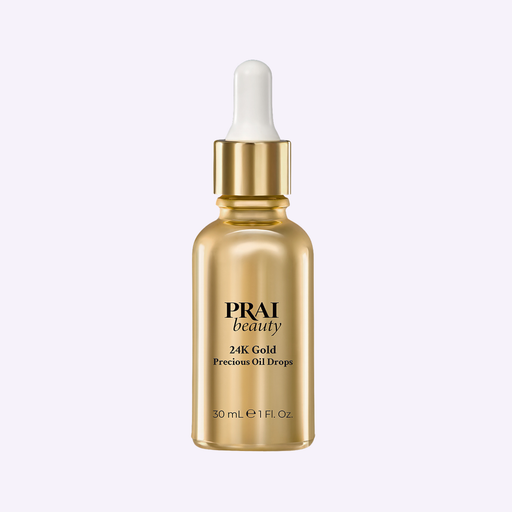 PRAI Beauty 24K Gold Precious Oil Drops 24k Gold White Smoke 1oz/30ml