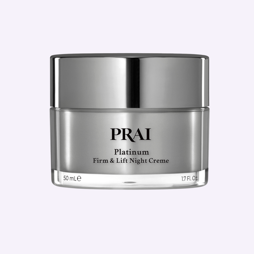 PRAI Beauty Platinum Firm & Lift Night Creme Overnight Repair Platinum Light Slate Gray 1.7oz/50ml