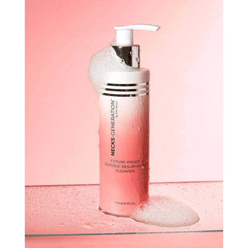PRAI Beauty Necks-Generation Future-Proof Glycolic Resurfacing Cleanser Necks-Generation Misty Rose 6oz/180ml