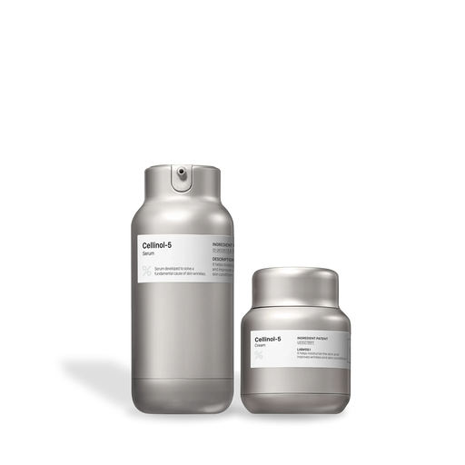 PERCENT SCIENCE Cellinol-5 Anti-Aging Duo Set Serum & Cream Black