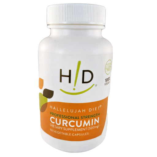 Hallelujah Diet Professional Strength Curcumin Vitamins & Supplements Light Gray