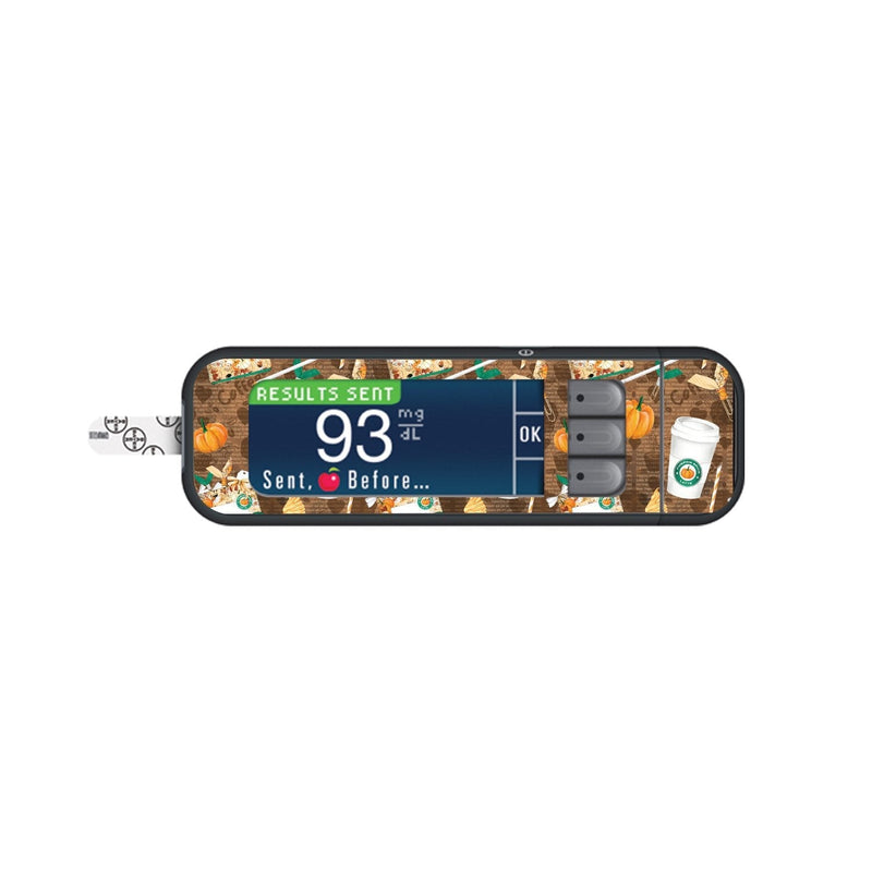 Peelz PSL Sticker for Bayer Contour Next Glucometer Peelz/Stickers White Smoke
