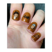 UberChic Beauty Hello Fall & Pumpkin Spice-02 Stamping Plate Tan