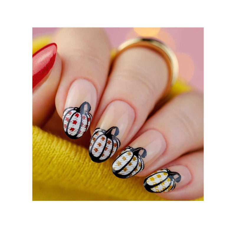UberChic Beauty Hello Fall & Pumpkin Spice-02 Stamping Plate Rosy Brown