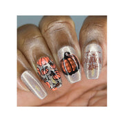 UberChic Beauty Hello Fall & Pumpkin Spice-02 Stamping Plate Rosy Brown