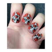 UberChic Beauty Hello Fall & Pumpkin Spice-02 Stamping Plate Gray