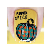 UberChic Beauty Hello Fall & Pumpkin Spice-02 Stamping Plate Tan