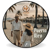 Funky Gallo Toiletries Funky Gallo Toiletries Puerto Rico Collection Shaving Set White Smoke Shaving Soap 120g