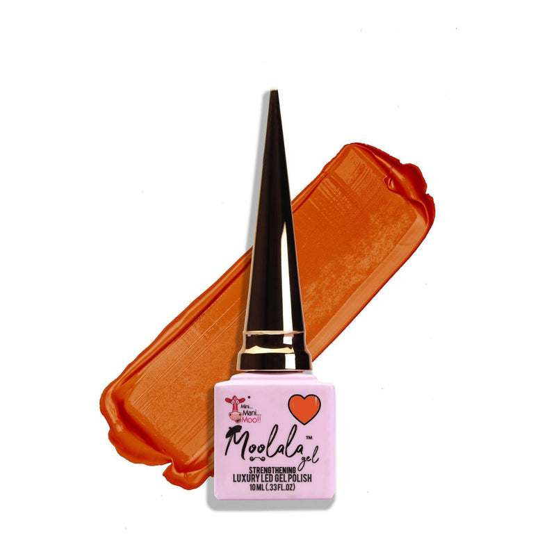 minimanimoo Moolala™ 2 Step Gel - #9 Pumpkin Spice Nail Polish Chocolate