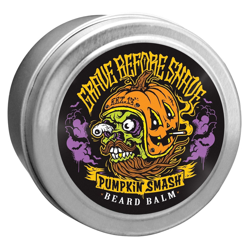 Grave Before Shave 4 OZ. BIG TINS GRAVE BEFORE SHAVE BEARD™  BALM Balms Dark Gray Pumpkin Smash (Pumpkin, rich vanilla and spice)