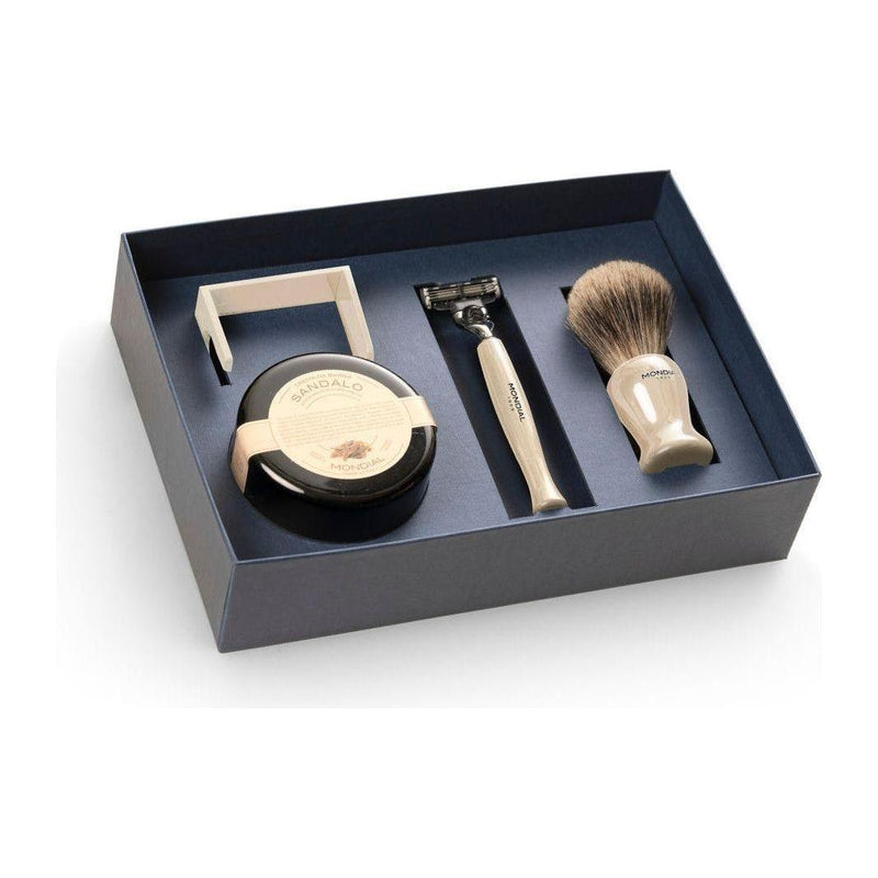 Mondial Mondial - 4-Piece Wet Shaving Set: 'Baylis' Ivory Resin With Bergamot & Neroli P/E-5 Wet Shaving Set Dark Slate Gray