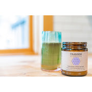 Paavani Ayurveda Tridoshic Spice Blend | Balancing & Cleansing Digestive Churna White Smoke Glass Jar,Compostable Refill