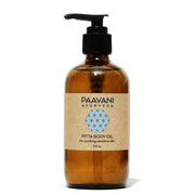 Paavani Ayurveda Pitta Body Oil | Cooling Ayurvedic Abhyanga Oil for Sensitive Skin variable White Smoke 8oz.
