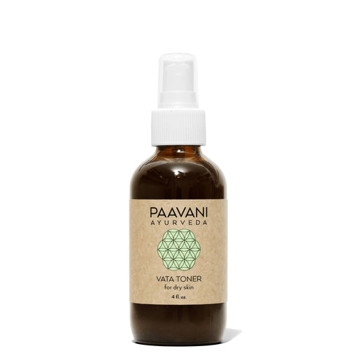 Paavani Ayurveda Vata Toner | Ayurvedic Facial Mist for Dry, Delicate Skin simple White Smoke 4 fl oz