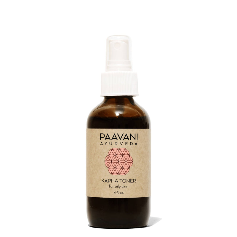 Paavani Ayurveda Kapha Toner | Ayurvedic Facial Mist for Oily & Congested Skin simple White Smoke 4 fl oz