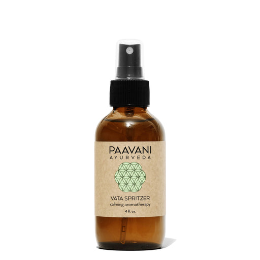 Paavani Ayurveda Vata Spritzer | Ayurvedic Aromatherapy Mist for Grounding & Calm variable White Smoke 4 fl oz.,2 fl oz.