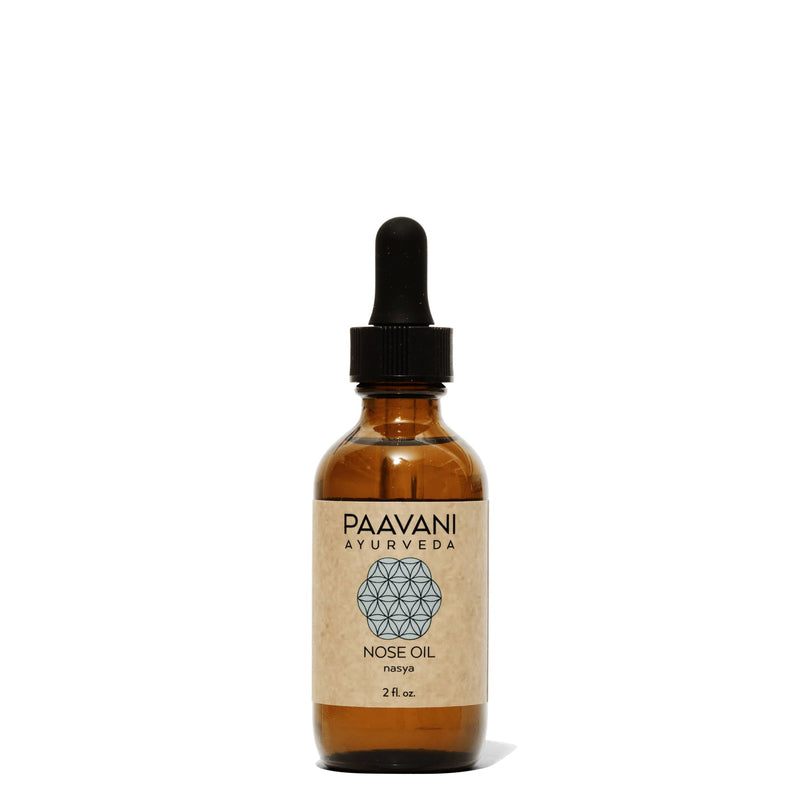 Paavani Ayurveda Nasya Oil | Ayurvedic Nose Oil for Deep Breathing simple White Smoke