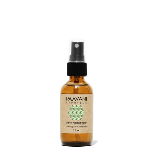 Paavani Ayurveda Vata Spritzer | Ayurvedic Aromatherapy Mist for Grounding & Calm variable White Smoke 4 fl oz.,2 fl oz.