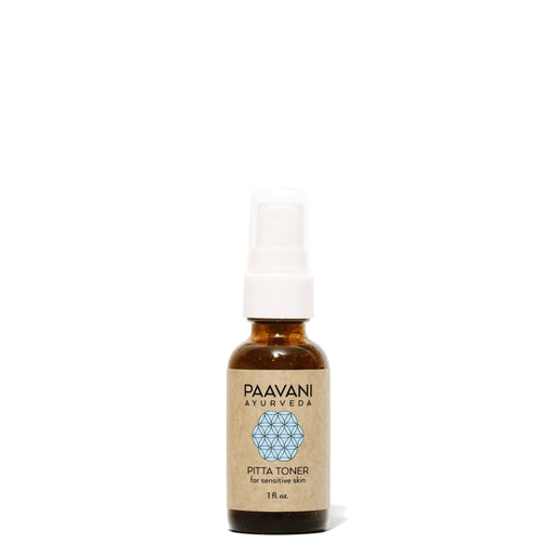 Paavani Ayurveda Pitta Toner | Ayurvedic Facial Mist for Sensitive Skin simple White Smoke 1 fl oz