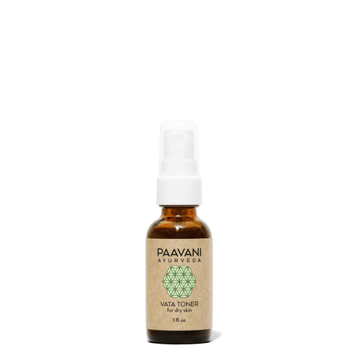 Paavani Ayurveda Vata Toner | Ayurvedic Facial Mist for Dry, Delicate Skin simple White Smoke 1 fl oz