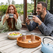 Paavani Ayurveda Heart Tea Infuser | Stainless Steel Strainer for Loose-Leaf Tea Rituals simple Light Gray