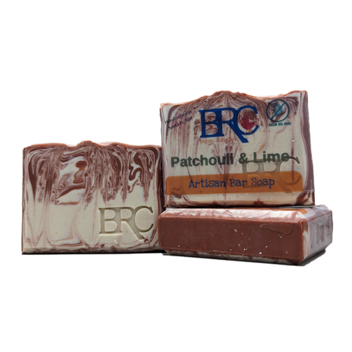 By Robin Creations Patchouli & Lime Natural Artisan Bar Soap Bar Soap Dim Gray 1 Bar,4 Bars