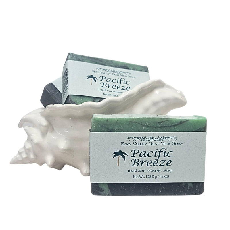 Fern Valley Soap Natural Goat Milk Soap | Sea Mineral Soap | Pacific Breeze Goat Milk Soap White Smoke