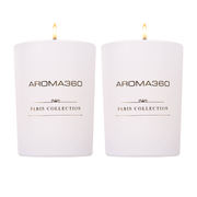 Aroma360 Paris Collection Candle Duo Paris Collection Lavender Dream On,Escapade,Chandelier,My Way