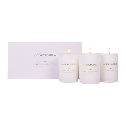 Aroma360 Paris Collection Candle Trio Paris Collection Lavender Dream On,Escapade,Chandelier,My Way