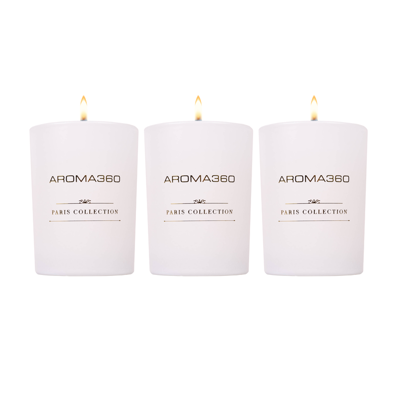 Aroma360 Paris Collection Candle Trio Paris Collection Lavender Dream On,Escapade,Chandelier,My Way