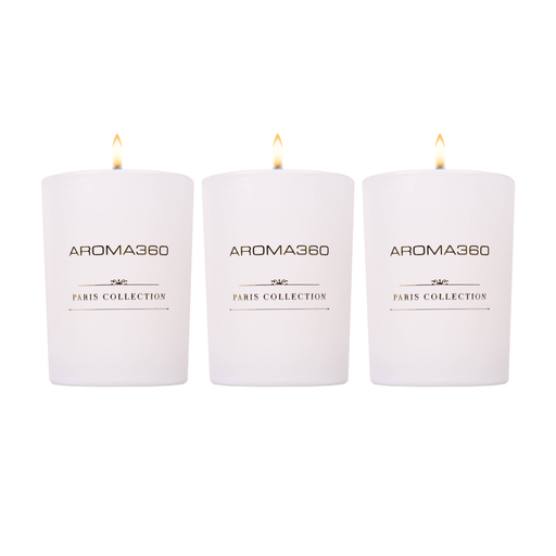 Aroma360 Paris Collection Candle Trio Paris Collection Lavender Dream On,Escapade,Chandelier,My Way