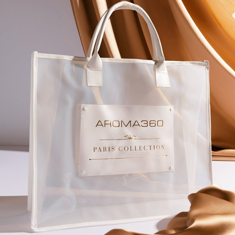 Aroma360 Paris Collection Tote Accessories Light Gray White