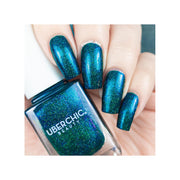 UberChic Beauty Party Dress - Holographic Polish Regular Polish Dark Slate Gray