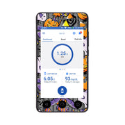 Peelz Party Halloween Sticker for Omnipod DASH® PDM – Pump Peelz Peelz/Stickers White Smoke Whole System Peelz (front + case),Front Peelz