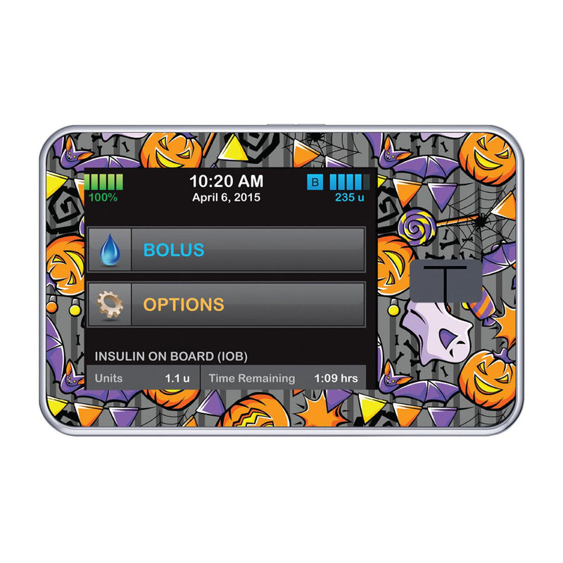 Peelz Party Halloween for Tandem t:slim Peelz/Stickers Black