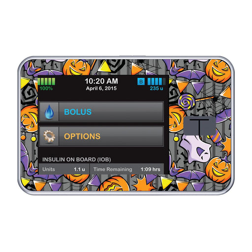 Peelz Party Halloween for Tandem t:slim Peelz/Stickers Black