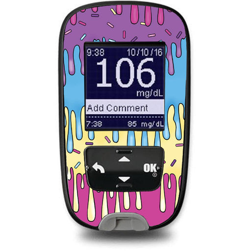 Peelz Party Slime Sticker for the Accu-Chek Guide Glucometer Peelz/Stickers White Smoke