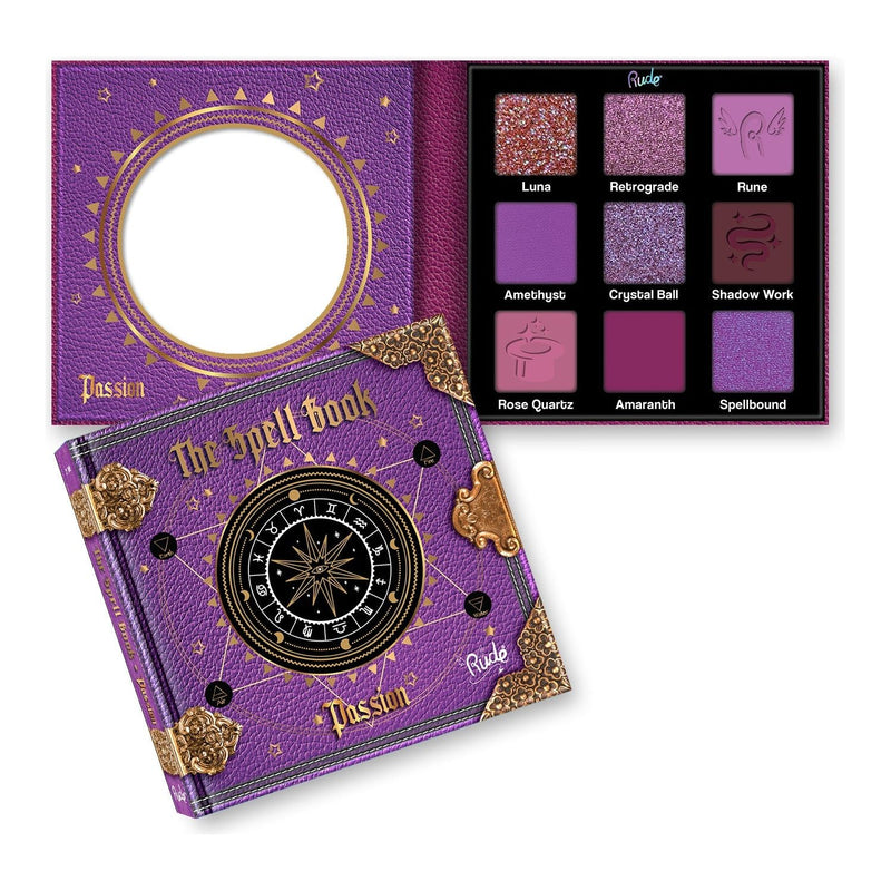 Rude Cosmetics The Spell Book Eyeshadow Palette Display Set B, 24 pcs Wholesale Set Dim Gray