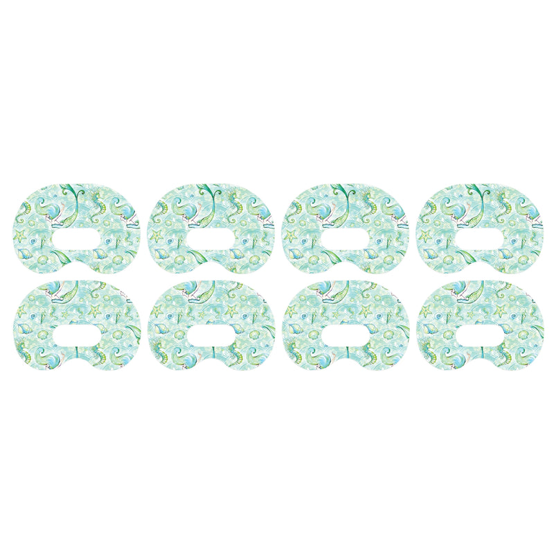 Peelz Pastel Mermaids Medtronic Guardian Connect Patch Tape - Pump Peelz Patch Medical Tape Light Gray 4-Pack Medtronic CGM Tape