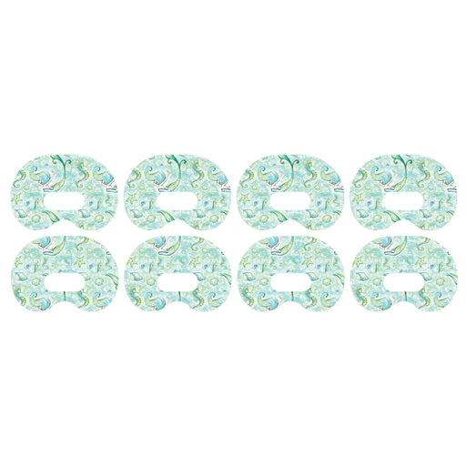 Peelz Pastel Mermaids Medtronic Guardian Connect Patch Tape - Pump Peelz Patch Medical Tape Light Gray 4-Pack Medtronic CGM Tape