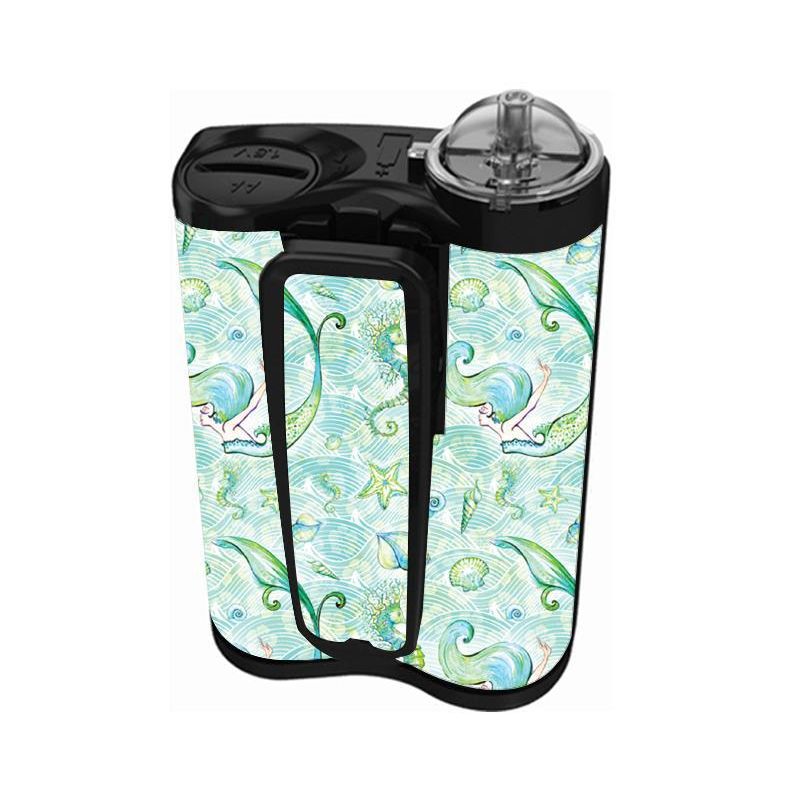 Peelz Pastel Mermaids Sticker for Medtronic MiniMed 770G & 780G Peelz/Stickers White Smoke Back and Clip Peelz
