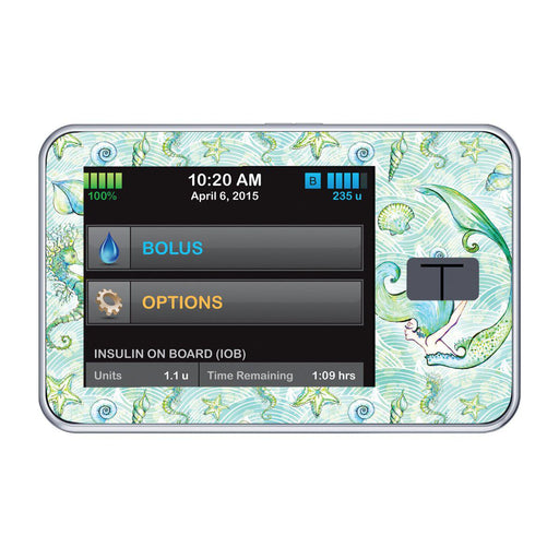Peelz Pastel Mermaids Sticker for Tandem t:slim Peelz/Stickers Light Gray