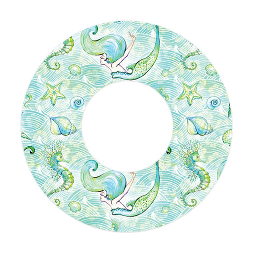 Peelz Pastel Mermaids for Patch  Freestyle Libre and Universal Infusion Set Tape Patch Medical Tape White Smoke 1-Pack Libre/Universal