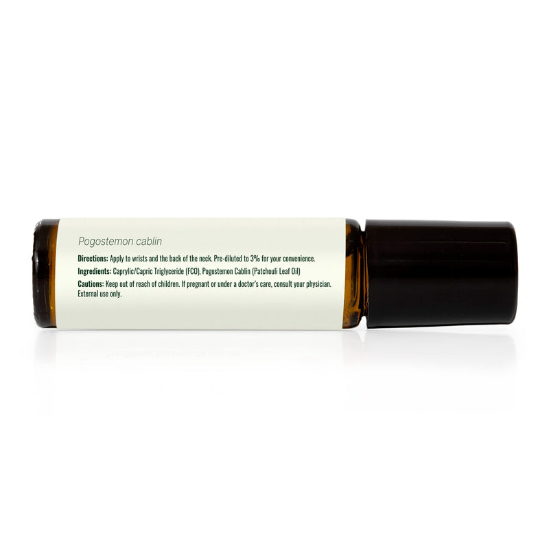 Plant Therapy Patchouli Essential Oil Pre-Diluted Roll-On Essential Oil Black 10 mL
