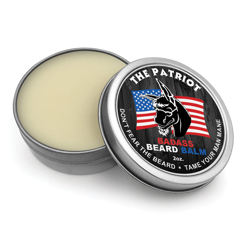 Badass Beard Care The Patriot Beard Balm BALM Gray BABC