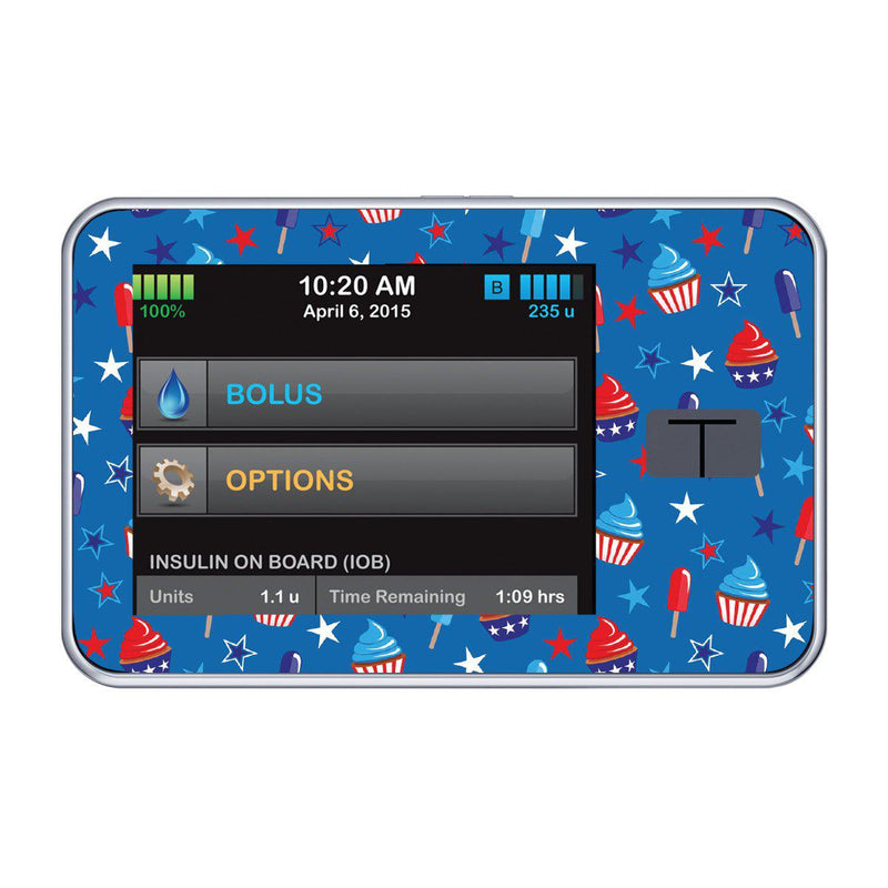 Peelz Patriotic Dessert Sticker for Tandem t:slim Peelz/Stickers Black
