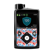 Peelz Patriotic Popsicles for Medtronic MiniMed 770G & 780G Peelz/Stickers Black Whole System Peelz (front back + clip),Front Peelz,Back and Clip Peelz